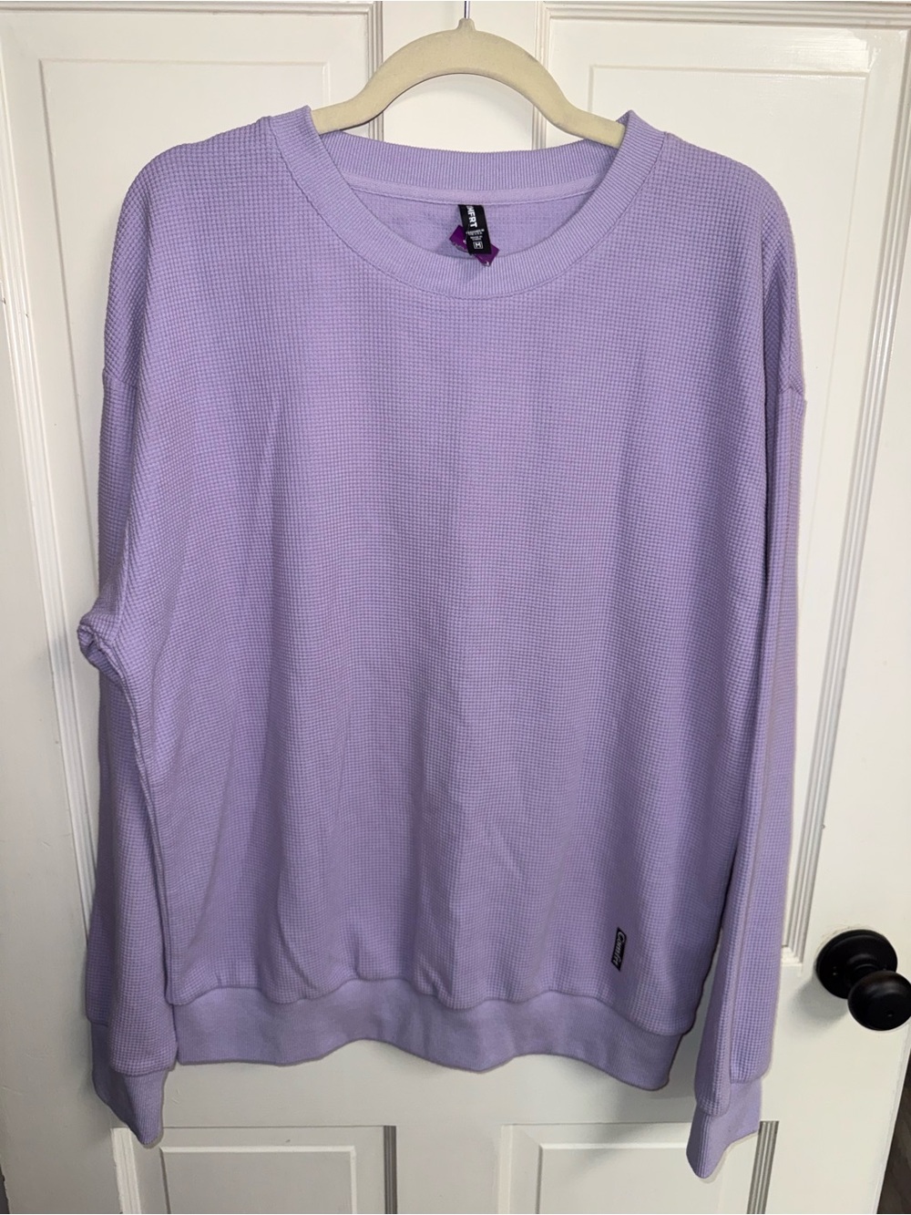 Comfrt Lavender Waffle Lounge long sleeve Crewneck size medium.